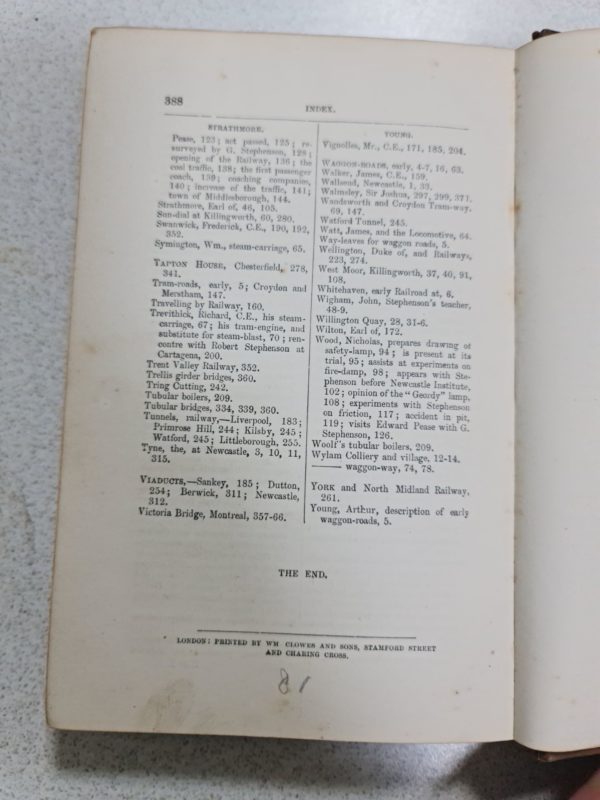 Lives of the Engineers.  The Locomotive - George & Robert Stephenson (1874) - Samuel Smiles - Image 6