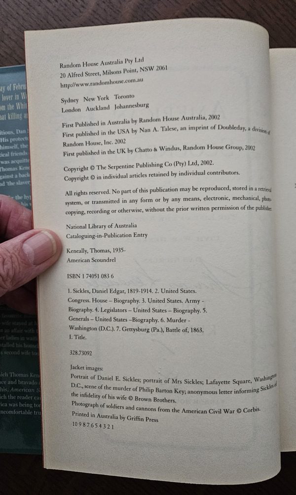 Thomas Keneally - American Scoundrel (2002) - Image 3